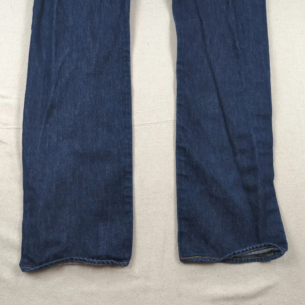 Levis 501 Jeans Mens 36x34 Blue Button Fly Classic American Western Dark Wash